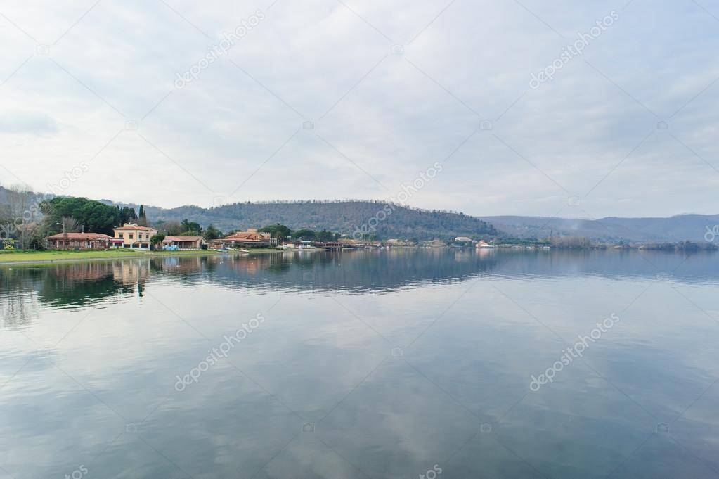 View of lake of bracciano