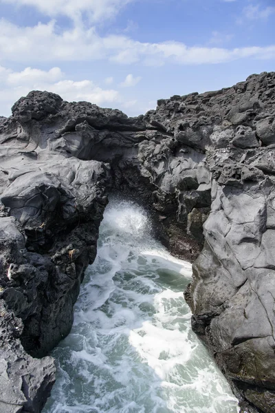 Paysage de la côte à Jeju, Corée . — Photo