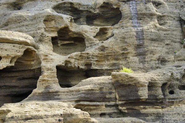 Sedimentary rock at Yongmeori coast in Jeju island — Stock Photo, Image