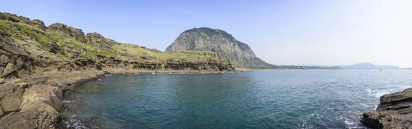 Panorama krajiny Yongmeori pobřeží — Stock fotografie
