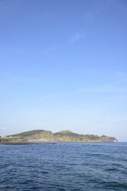 Bütün Songaksan görünümü dağ jeju Adası