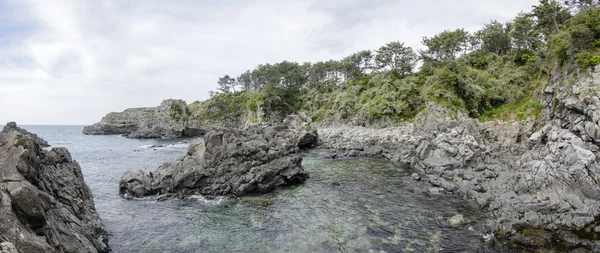 Costa de Hwanguji na ilha de Jeju — Fotografia de Stock