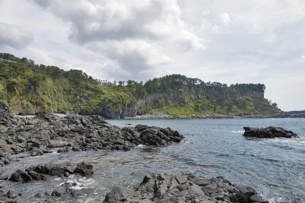 Hwanguji küste auf jeju insel — Stockfoto