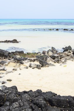Jeju Adası Woljeongri beach