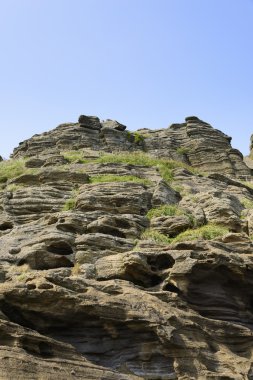Yoengmeri Beach deki Jeju garip kayalar