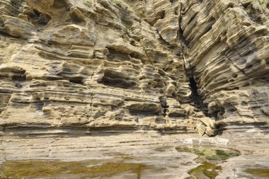 Yoengmeri Beach deki Jeju garip kayalar