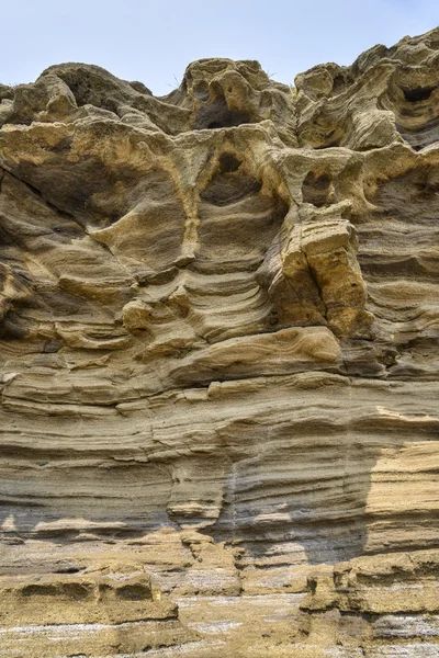 Estranhas rochas na praia de Yoengmeri em Jeju — Fotografia de Stock