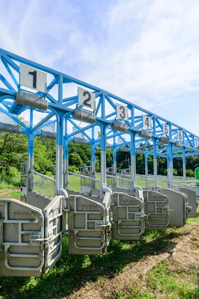 Start gates for horse races — Stock Photo, Image