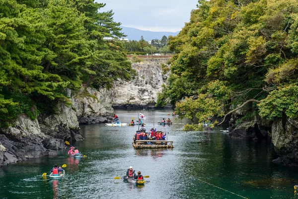 Jeju-do, Coréia - 12 de abril de 2015: Estuário de Soesokkak — Fotografia de Stock