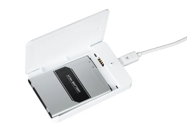 Smartphone battery charger — Stock Photo, Image