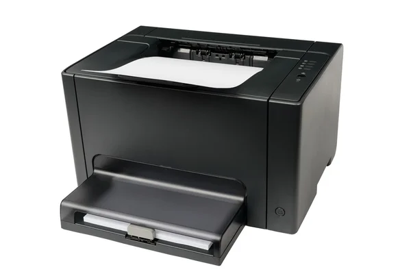 Impresora láser a color tipo CMYK aislada en blanco —  Fotos de Stock
