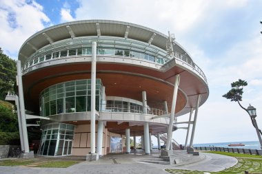 Busan, Korea - September 19, 2015: Nurimaru APEC house