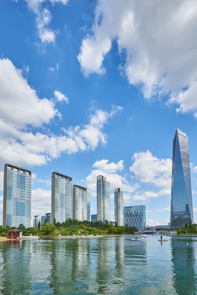 Songdo, Corea - 07 settembre 2015: Songdo International Busines — Foto Stock