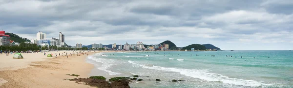 Landschap van Songjeong Beach — Stockfoto