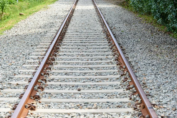 Closeup of railroad — Stock Photo, Image