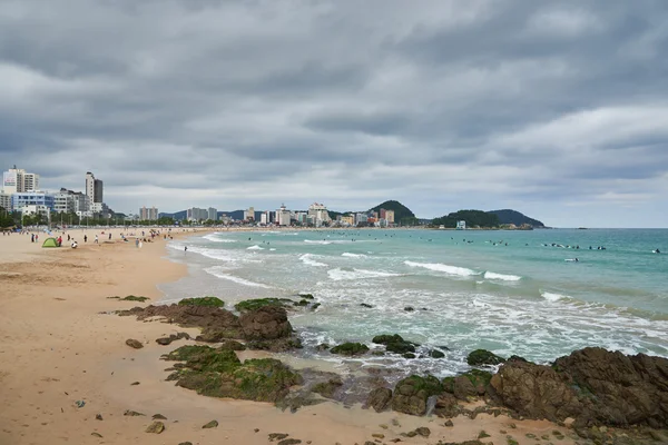 Landskapet i Songjeong Beach — Stockfoto