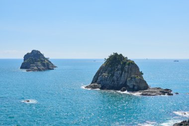 Oryukdo islands in Busan