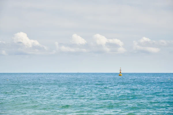 Seascape utsikten från stranden Haeundae beach — Stockfoto