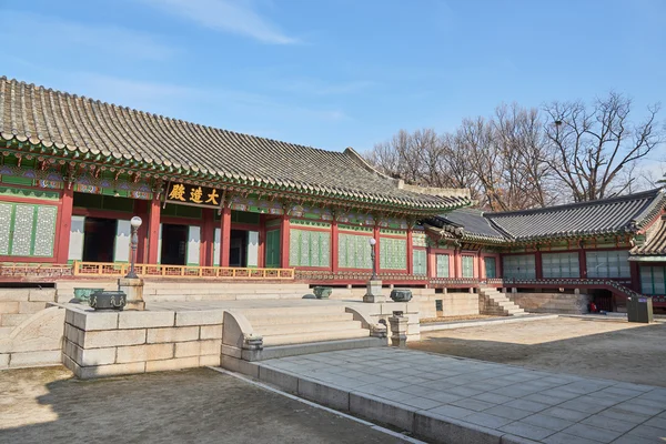 Kamienna statua Kunjongjon w Changdeokgung — Zdjęcie stockowe