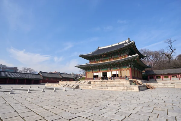 Injeongjeon en el palacio de Changdeokgung — Foto de Stock