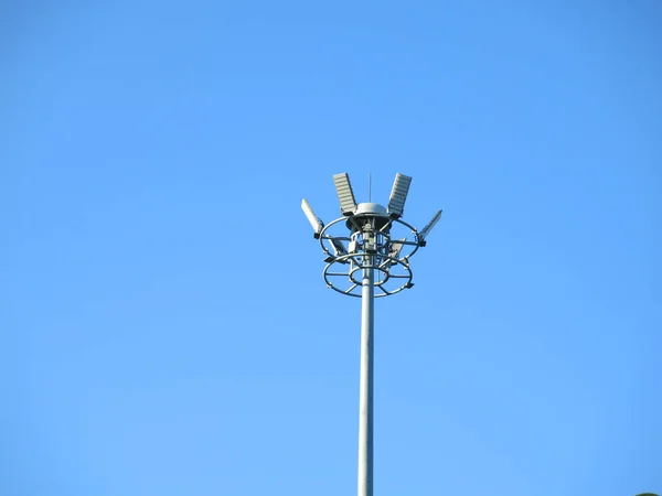 Straatlamp Lucht Achtergrond — Stockfoto