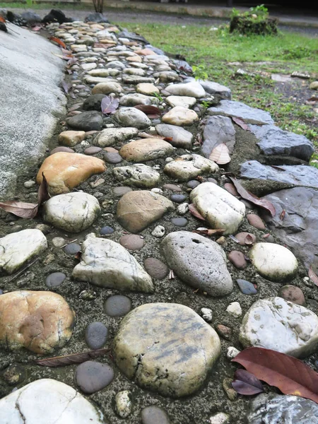Stone Pavement Stones Pebbles — Stock Photo, Image