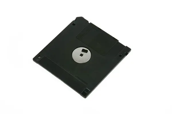 Dischi Floppy Isolati Sfondo Bianco — Foto Stock