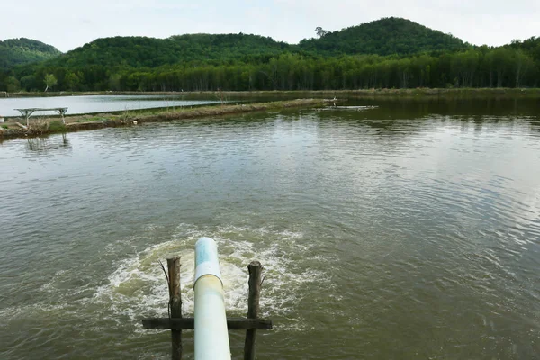 Waterleidingen Rivier — Stockfoto