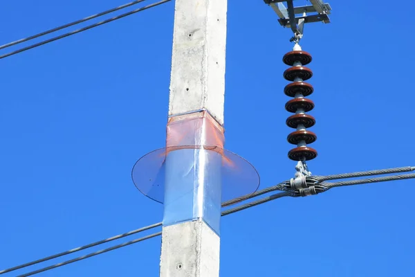 高電圧タワー電気パイロン — ストック写真