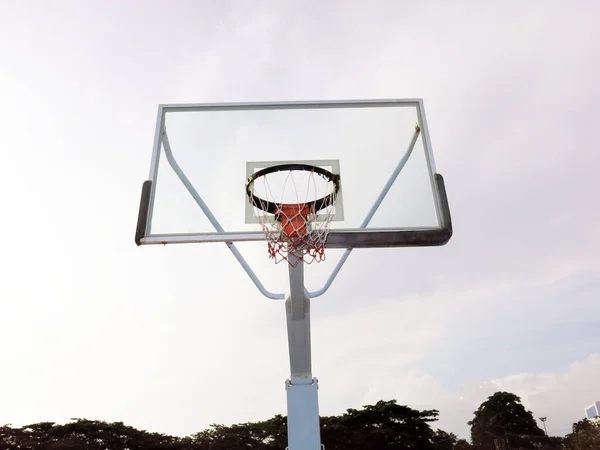 Basketball Hoop Street — Stock Photo, Image