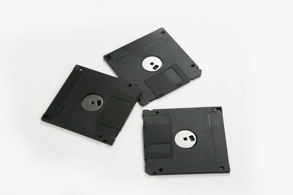 Floppy Disks Isolated White Background — Stock Photo, Image