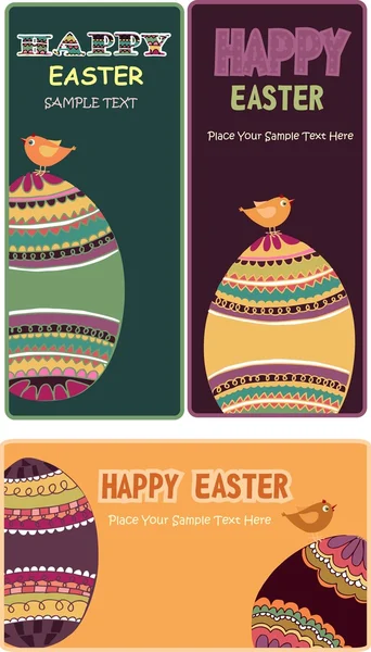 Easter card set — Stock Vector