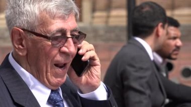 CEO ya da Executive cep telefonundan konuşuyor