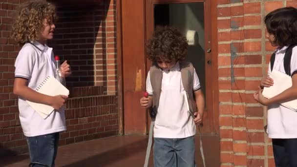 Les enfants à l'école socialiser — Video