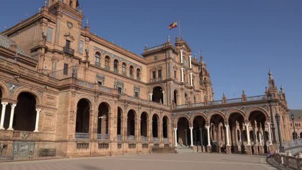 Королевский дворец в Испании — стоковое видео