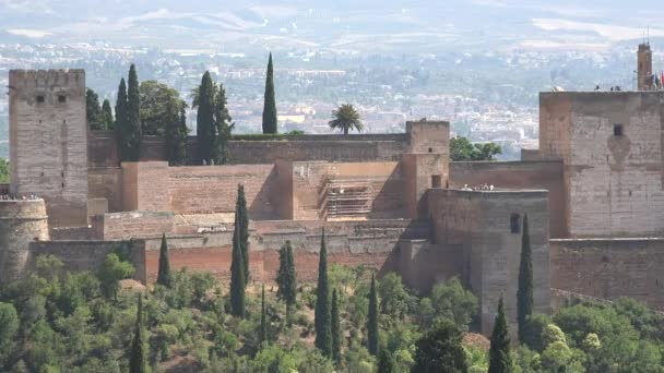 Castello Arabo Medievale In Spagna — Video Stock