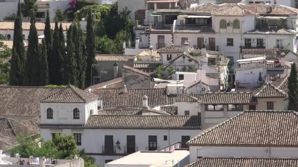 İspanyolca Town konut evleri — Stok video