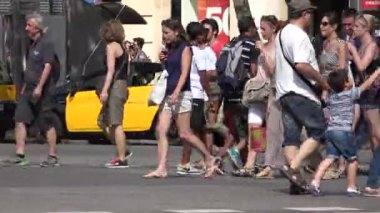 Geçerken yaya yaya geçidi meşgul