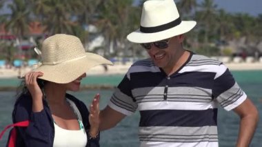 Mutlu turist Selfie tatil