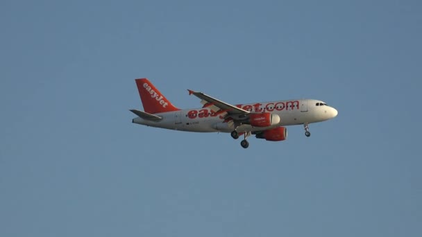 Aviones Pasajeros Equipo Aterrizaje — Vídeos de Stock