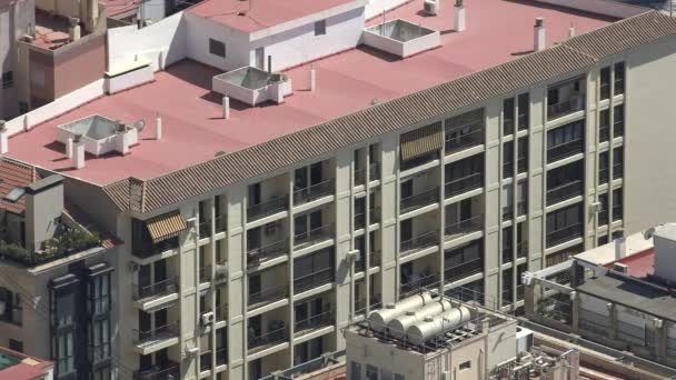 Edificio de apartamentos o hotel — Vídeos de Stock