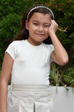 Bir Pozisyon Genç Çeşitli Kadın