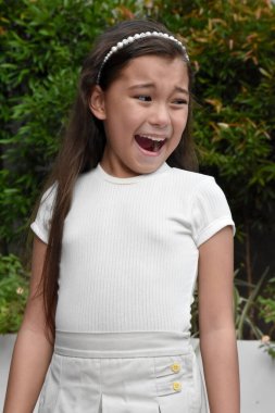 Stres altında Güzel Bir Kız