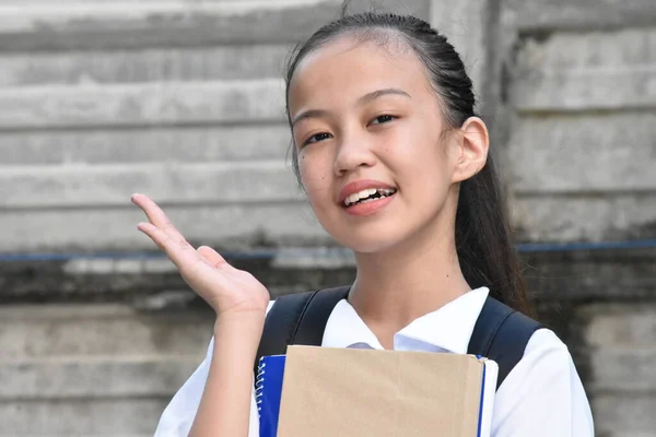 Indecisive Beautiful Filipina Person — Stock Photo, Image