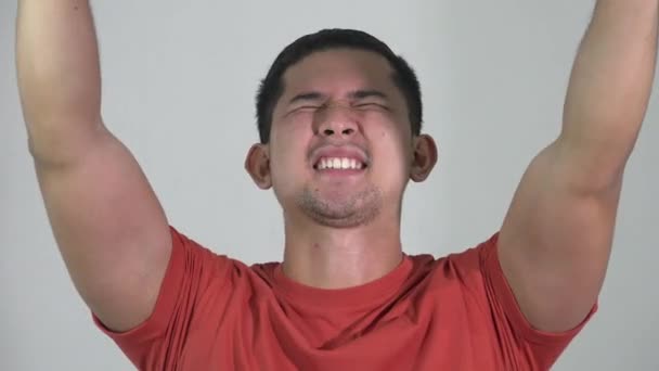 Успішний філіппінський чоловік з Азії — стокове відео