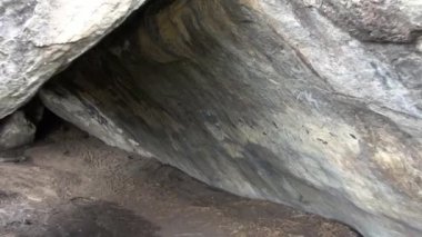 Bir dağ manzarası 