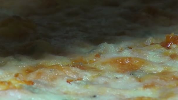 Pizza, Fast Foods, Junk Foods, Italian Cuisines — Stock Video