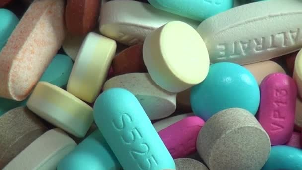 Pills, Medicine, Drugs, Health — Stock Video