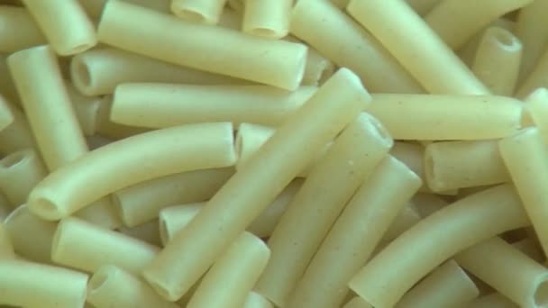 Noedels, pasta's, voedingsmiddelen, Italiaanse keuken — Stockvideo