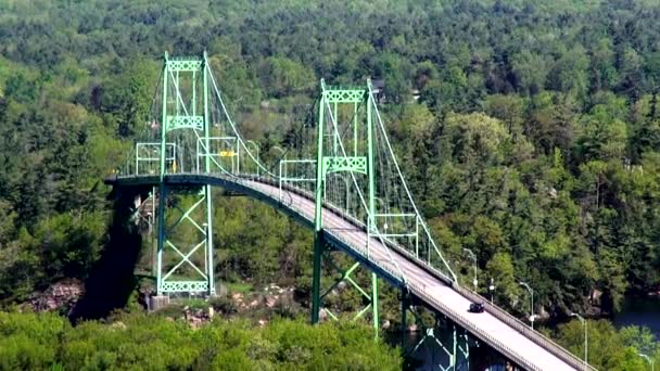 Suspension Bridges, Spans, Foot Bridges — Stock Video